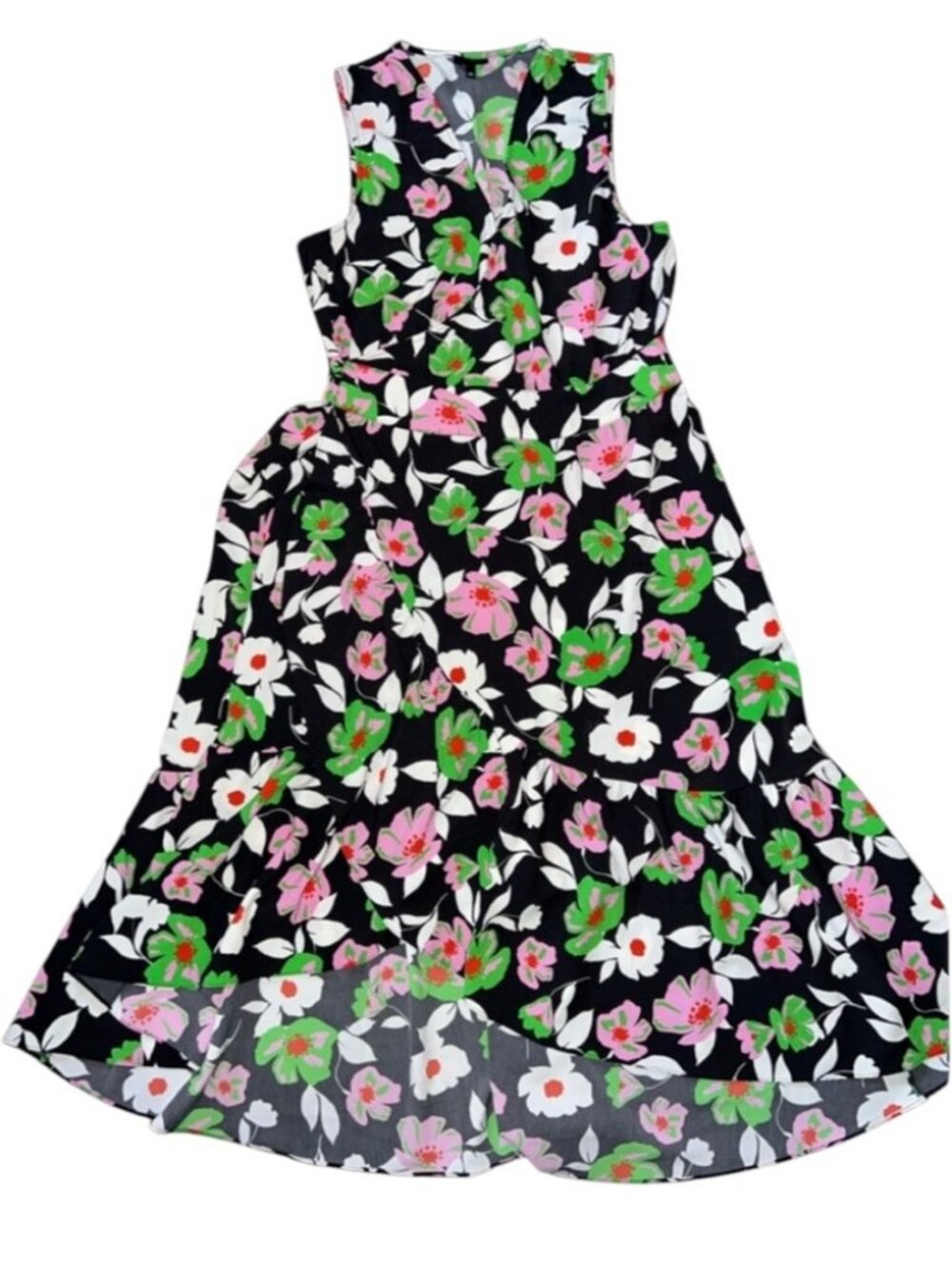 Who What Wear- Wrap Floral Dress- EUC- Size M